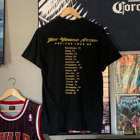 Vintage 1989 Ten Years After Pre-Vue Tour T-shirt - Picture 5 of 9